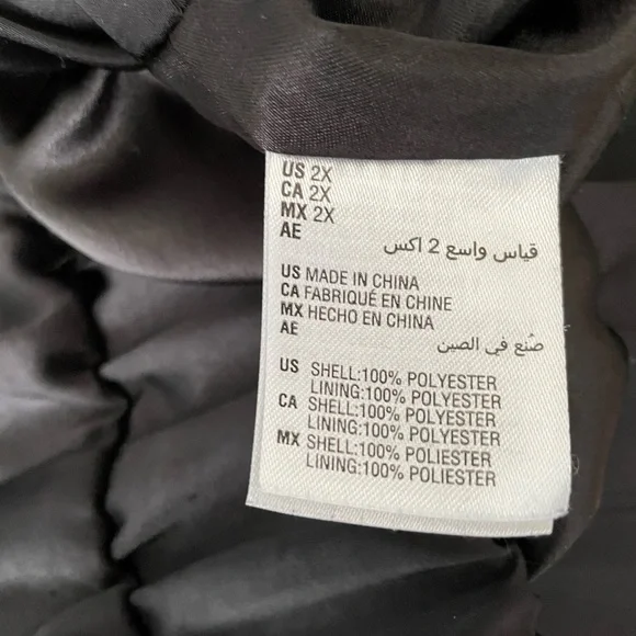 Black Satin-look Bomber Jacket - Picture 7 of 10